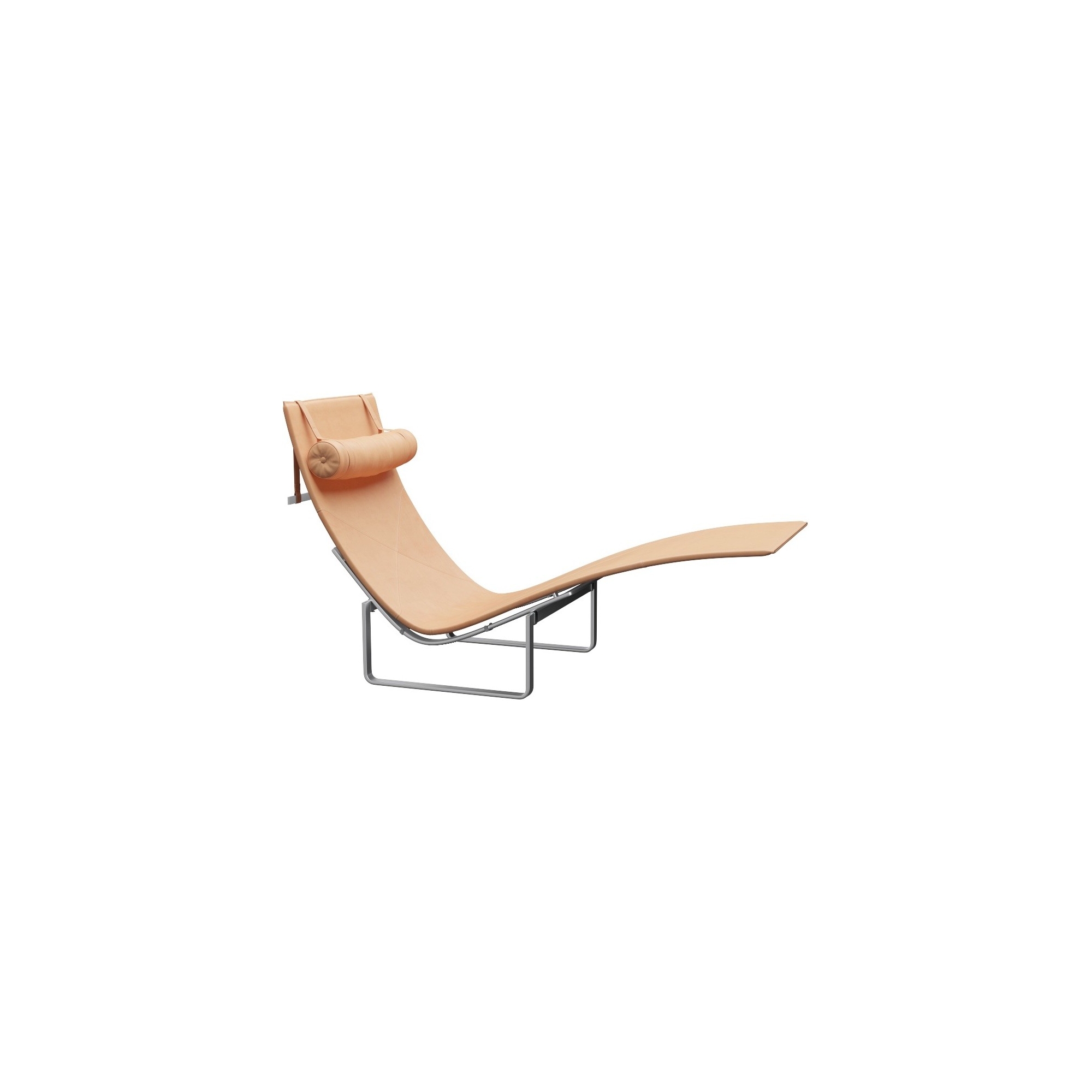 Chaise longue PK24 – Cuir Natural - Fritz Hansen