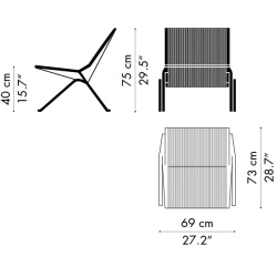 PK25 Lounge chair – Natural - Fritz Hansen