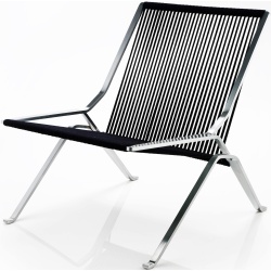 PK25 Lounge chair – Black - Fritz Hansen