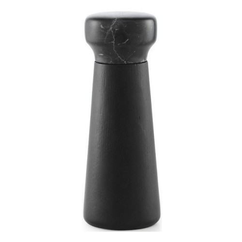 SOLD OUT - small - black marble/black stained oak - Craft pepper mill - Normann Copenhagen