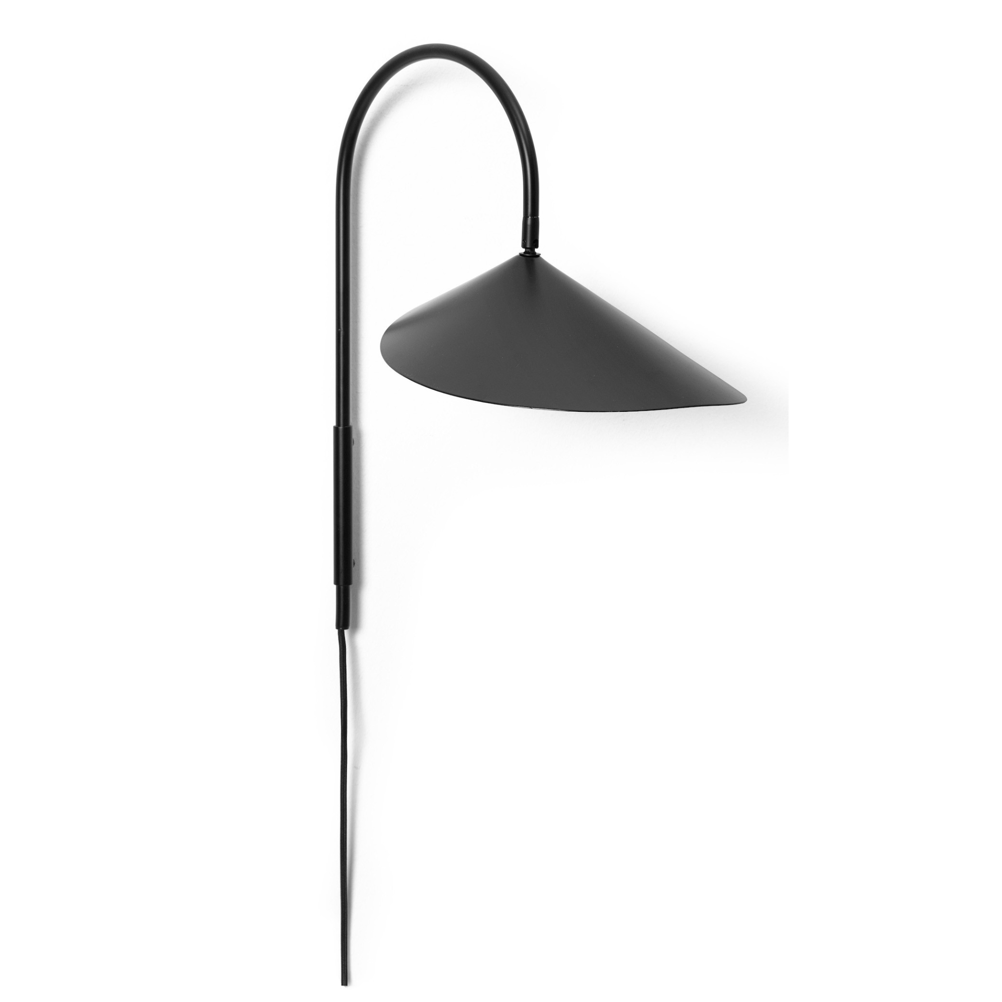 Arum – applique pivotante courte - noire - Ferm Living