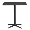 Black marble – Allez Table 4L - 70 x 70 x H75cm - Normann Copenhagen