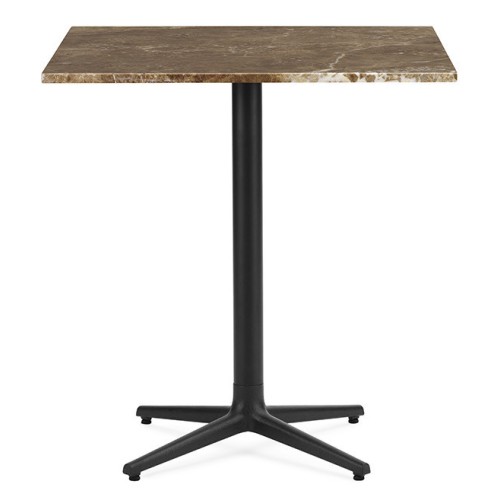 Sand marble – Allez Table 4L - 70 x 70 x H75cm - Normann Copenhagen