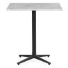 Marbre blanc – Table Allez 4L - 70 x 70 x H75cm - Normann Copenhagen