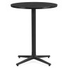 Black marble – Allez Table 4L - Ø60 x H75cm - Normann Copenhagen