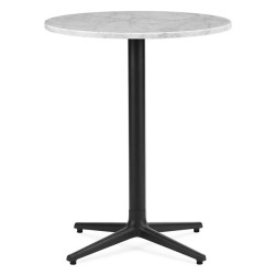 Marbre blanc – Table Allez 4L - Ø60 x H75cm - Normann Copenhagen