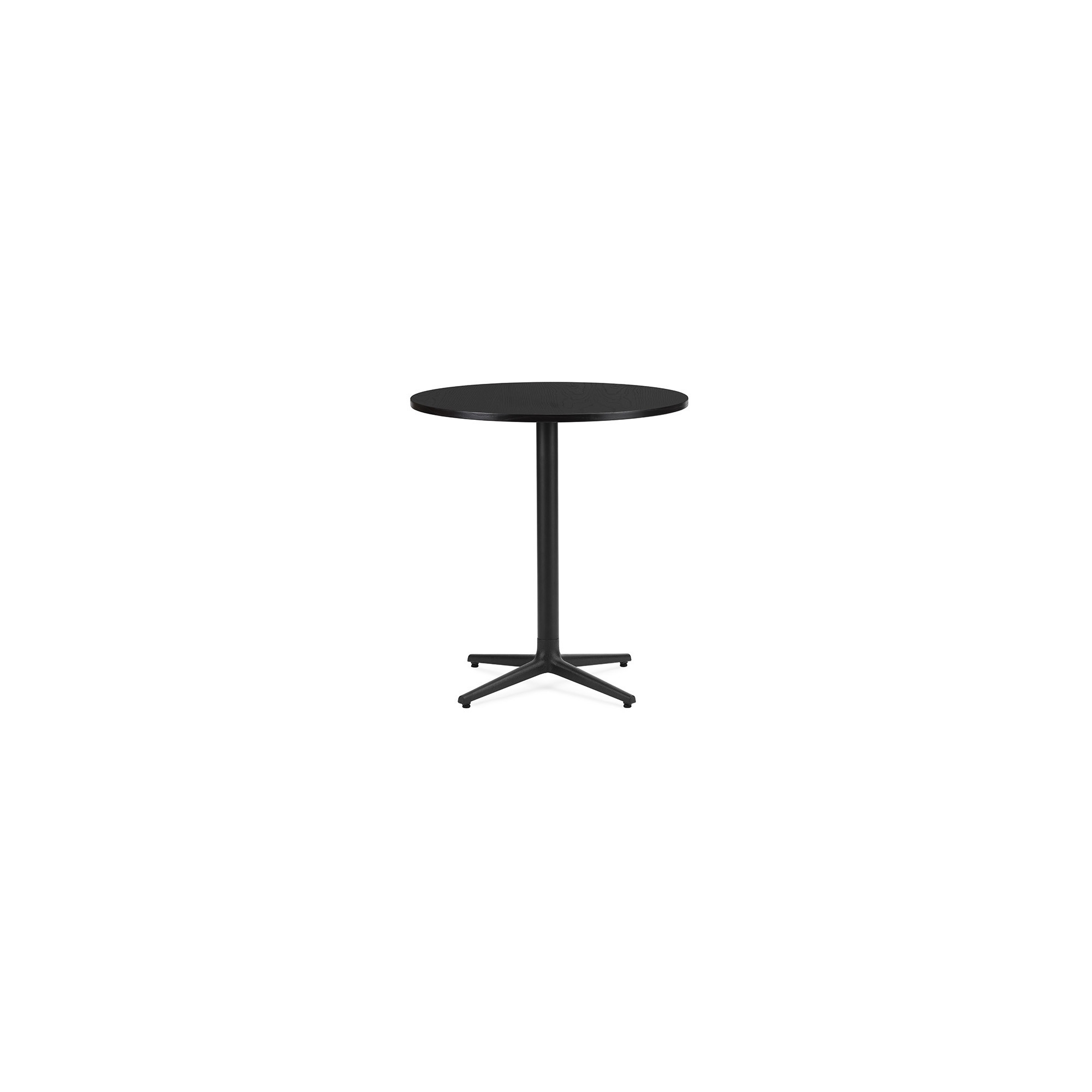 Chêne noir – Table Allez 4L - Ø70 x H75cm - Normann Copenhagen