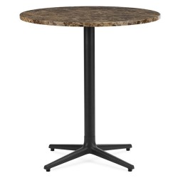 Marbre sable – Table Allez 4L - Ø70 x H75cm - Normann Copenhagen