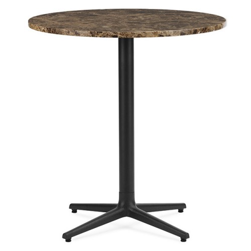 Marbre sable – Table Allez 4L - Ø70 x H75cm - Normann Copenhagen