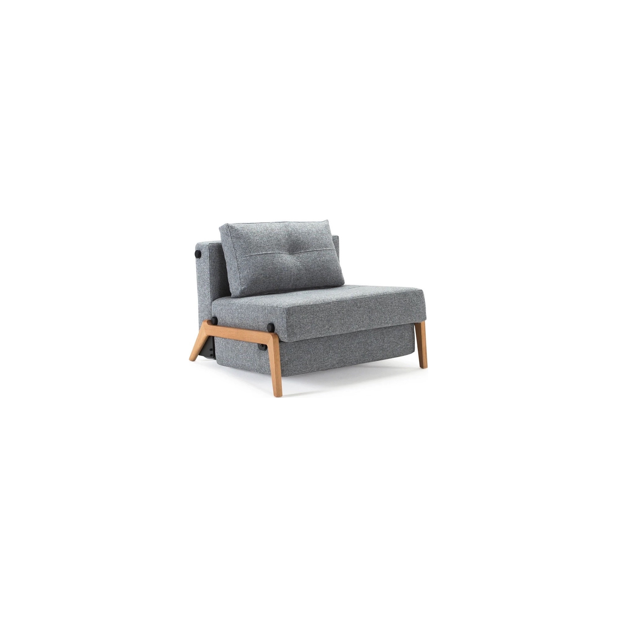 Fauteuil convertible Cubed – Chêne + 565 Twist Granite - Innovation Living