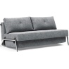 Cubed 140 convertible sofa – Aluminium + 565 Twist Granite - Innovation Living