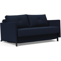 Cubed 140 convertible sofa with armrests –  528 Mixed Dance Blue - Innovation Living