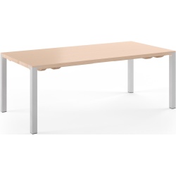 GM2100 Rectangular Table – White Oiled Oak - Naver collection