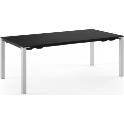 Table rectangulaire GM2100 – Frêne teinté noir - Naver collection