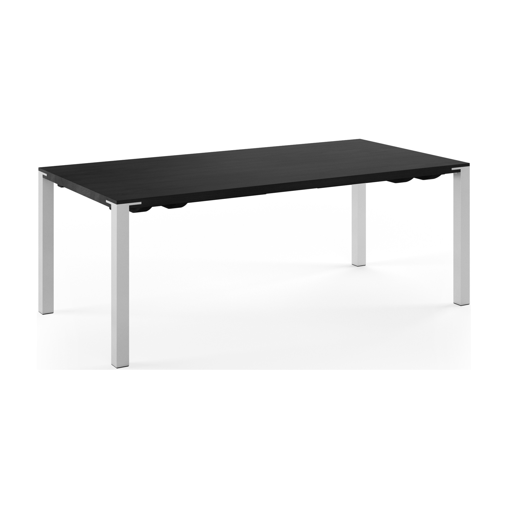 Table rectangulaire GM2100 – Frêne teinté noir - Naver collection