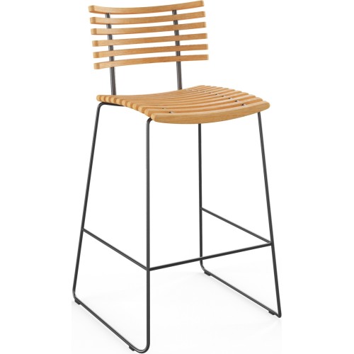 Leopard GM 4167 Barstool – Oiled oak + Black steel - Naver collection