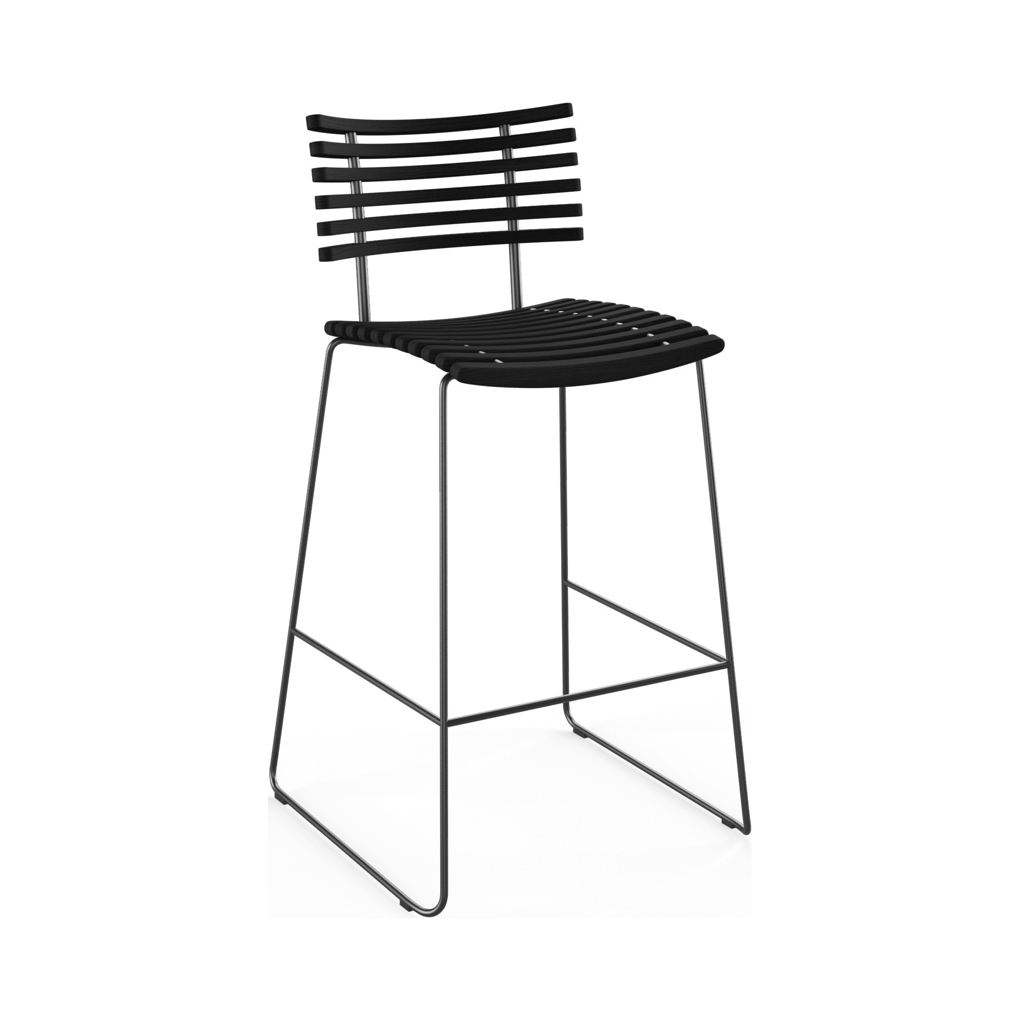 Leopard GM 4167 Barstool – Black stained ash + Black steel - Naver collection