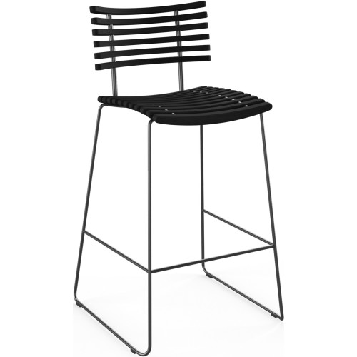 Leopard GM 4167 Barstool – Black stained ash + Black steel - Naver collection