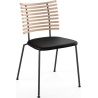 Tiger GM 4105 Chair – White oiled oak + Black Select leather + Black steel - Naver collection