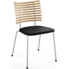 Tiger GM 4105 Chair – Oiled ash + Black Select leather + Stainless steel - Naver collection