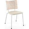 Tiger GM 4105 Chair – Soaped oak + Cream Semi-Aniline leather + Stainless steel - Naver collection