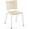 Tiger GM 4105 Chair – Soaped ash + Cream Semi-Aniline leather + Stainless steel - Naver collection