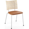 Tiger GM 4105 Chair – White oiled ash + Cognac Aniline leather + Stainless steel - Naver collection