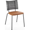 Tiger GM 4105 Chair – Black stained ash + Cognac Aniline leather + Black steel - Naver collection