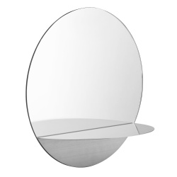 Horizon mirror Round - Stainless steel - Normann Copenhagen