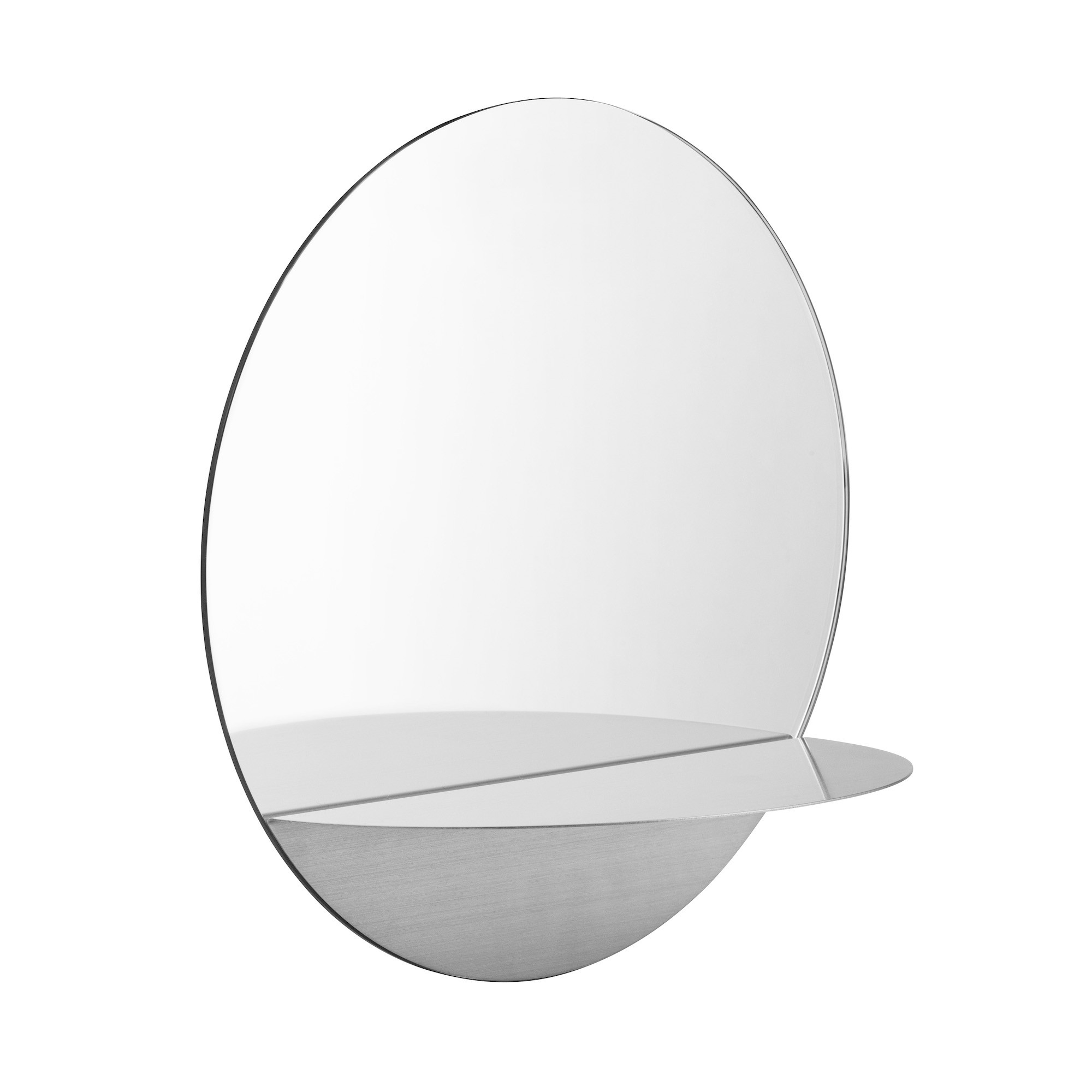 Horizon mirror Round - Stainless steel - Normann Copenhagen