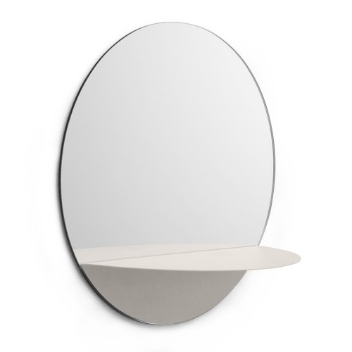 Miroir Horizon Rond - Blanc - Normann Copenhagen