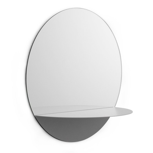 Horizon mirror Round - Grey - Normann Copenhagen