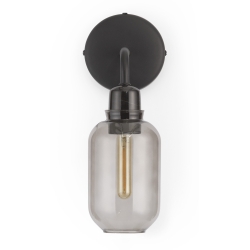 Smoke / black – AMP wall lamp - Normann Copenhagen