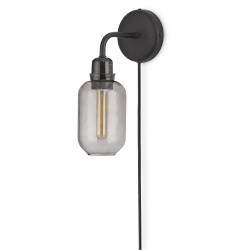 Smoke / black – AMP wall lamp - Normann Copenhagen