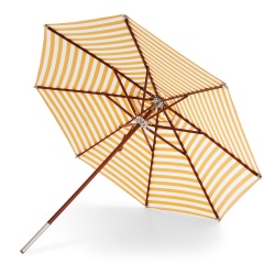 Parasol Atlantis Ø330 x H275 cm - Golden yellow stripes - Skagerak by Fritz Hansen