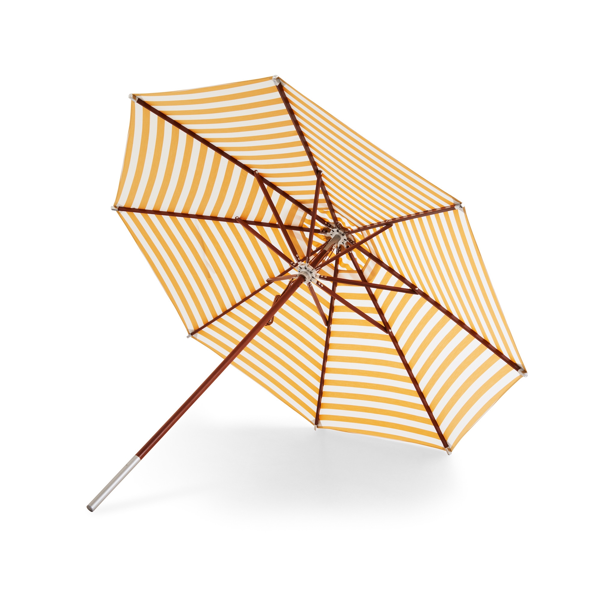 Parasol Atlantis Ø330 x H275 cm - Golden yellow stripes - Skagerak by Fritz Hansen