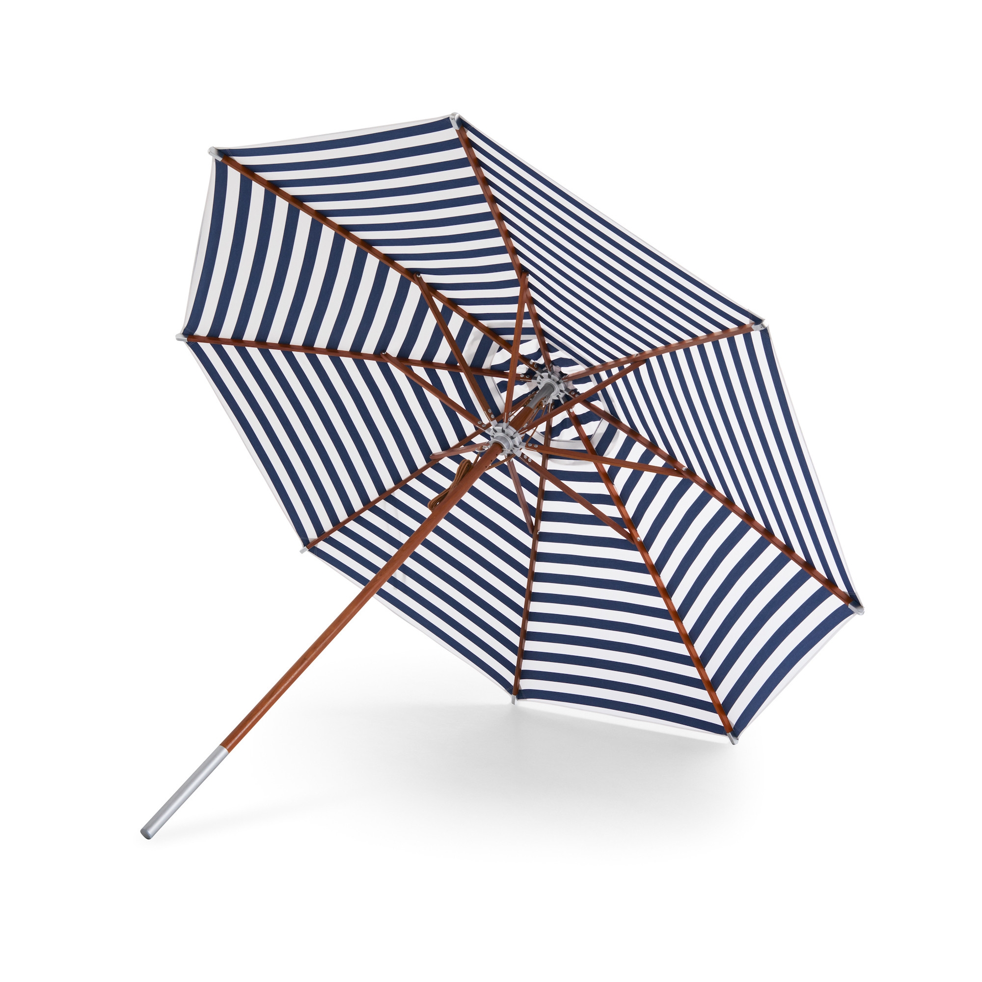 Parasol Atlantis Ø330 x H275 cm - Dark blue stripes - Skagerak by Fritz Hansen