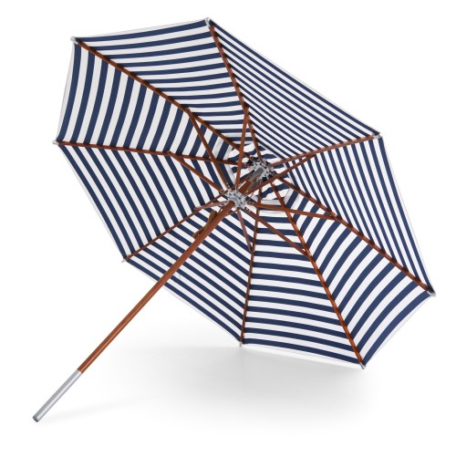 Parasol Atlantis Ø330 x H275 cm - Dark blue stripes - Skagerak by Fritz Hansen