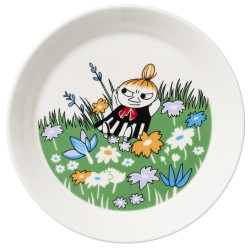 Little my and meadow - Moomin plate - Arabia / Iittala