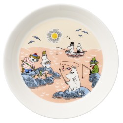 Fishing - assiette Moomin - Arabia / Iittala