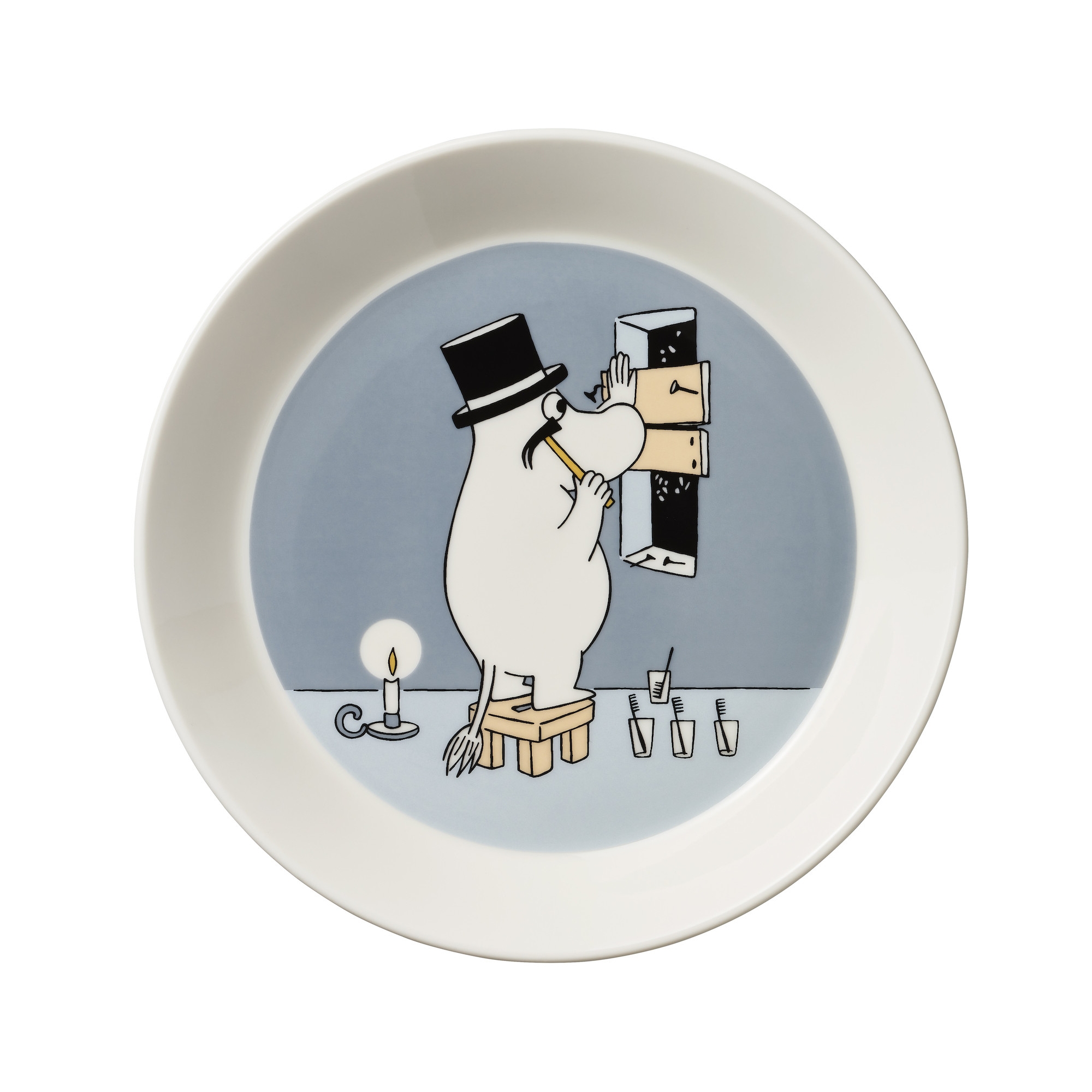 Moominpappa grey- assiette Moomin - Arabia / Iittala