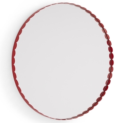 Arcs Mirror – Round – Red - HAY