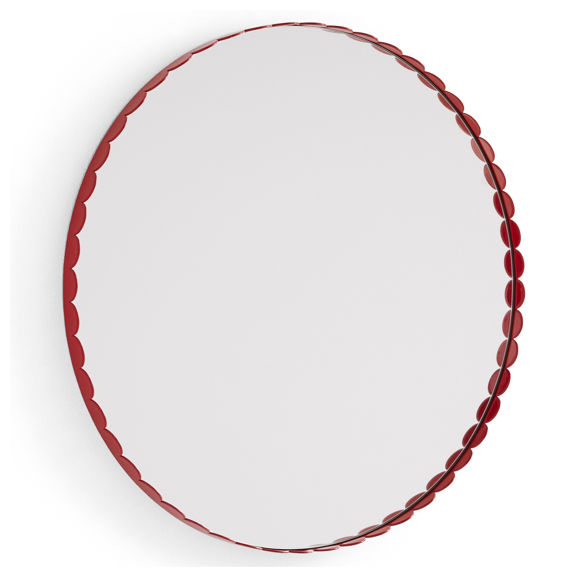 Arcs Mirror – Round – Red - HAY