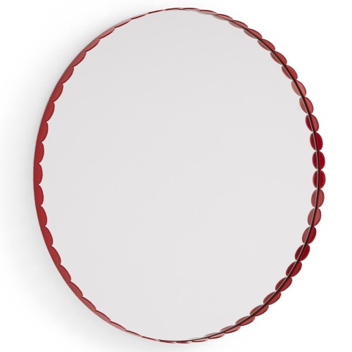 Arcs Mirror – Round – Red - HAY