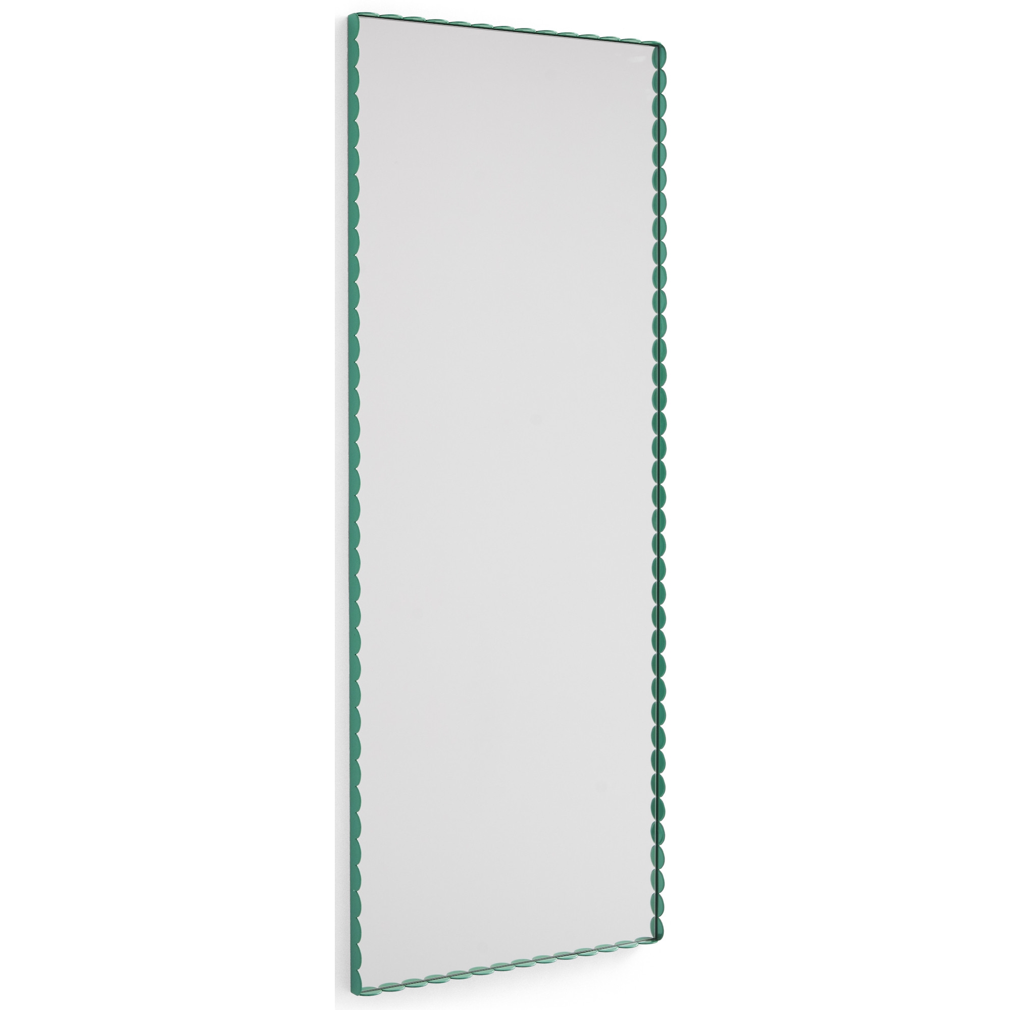 Arcs Mirror – Rectangle M – Green - HAY