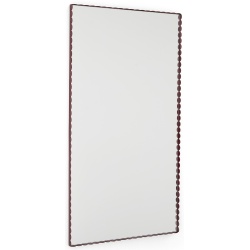 Arcs Mirror – Rectangle L – Burgundy - HAY