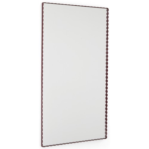 Arcs Mirror – Rectangle L – Burgundy - HAY