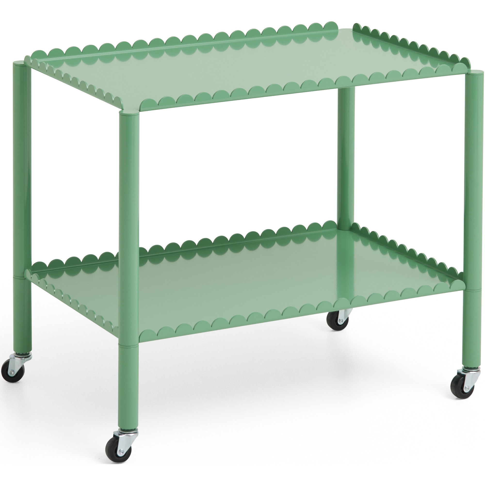 Arcs trolley – Low – Jade green - HAY