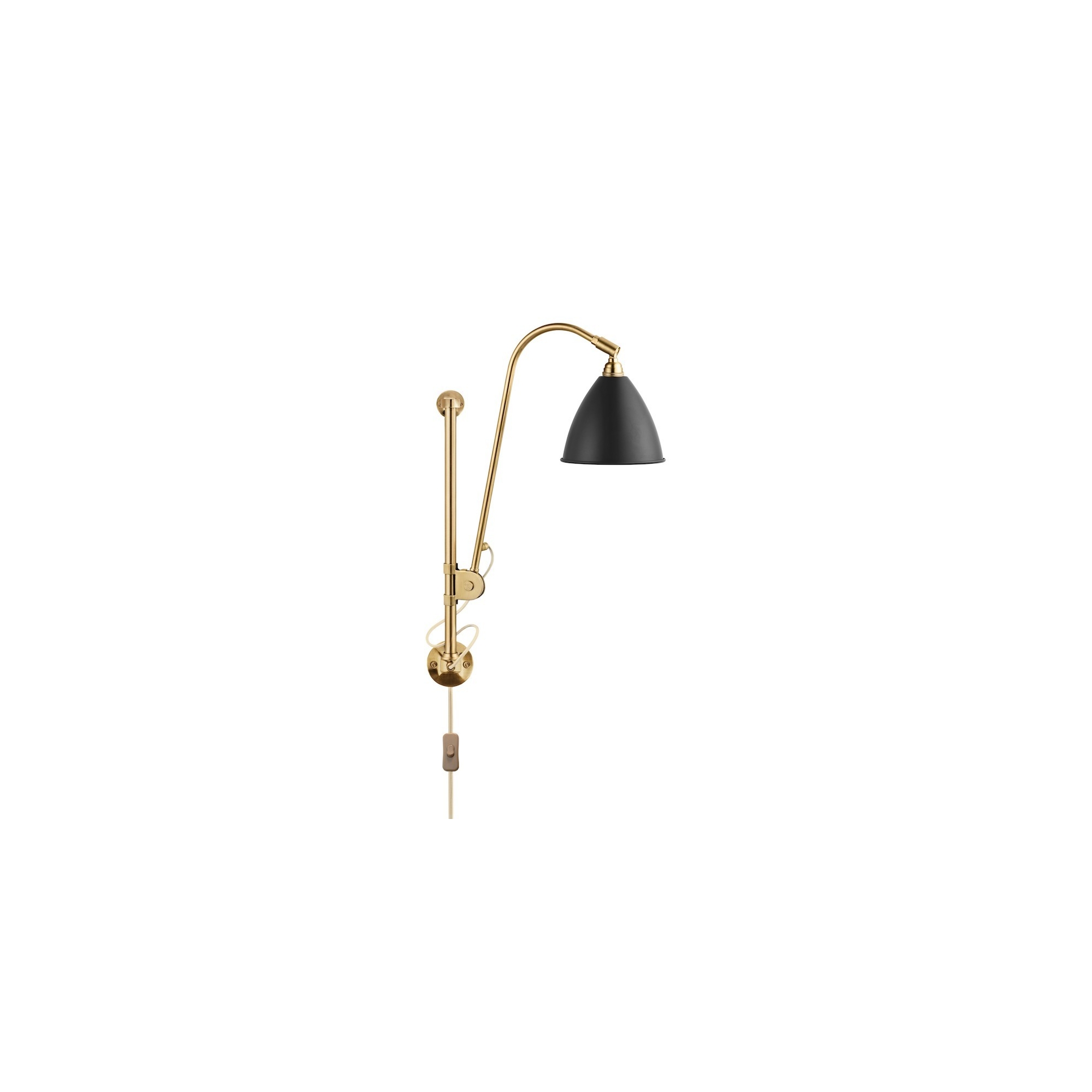 black semi matt / brass - Bestlite BL5 - Gubi