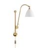 white semi matt / brass - Bestlite BL5 - Gubi